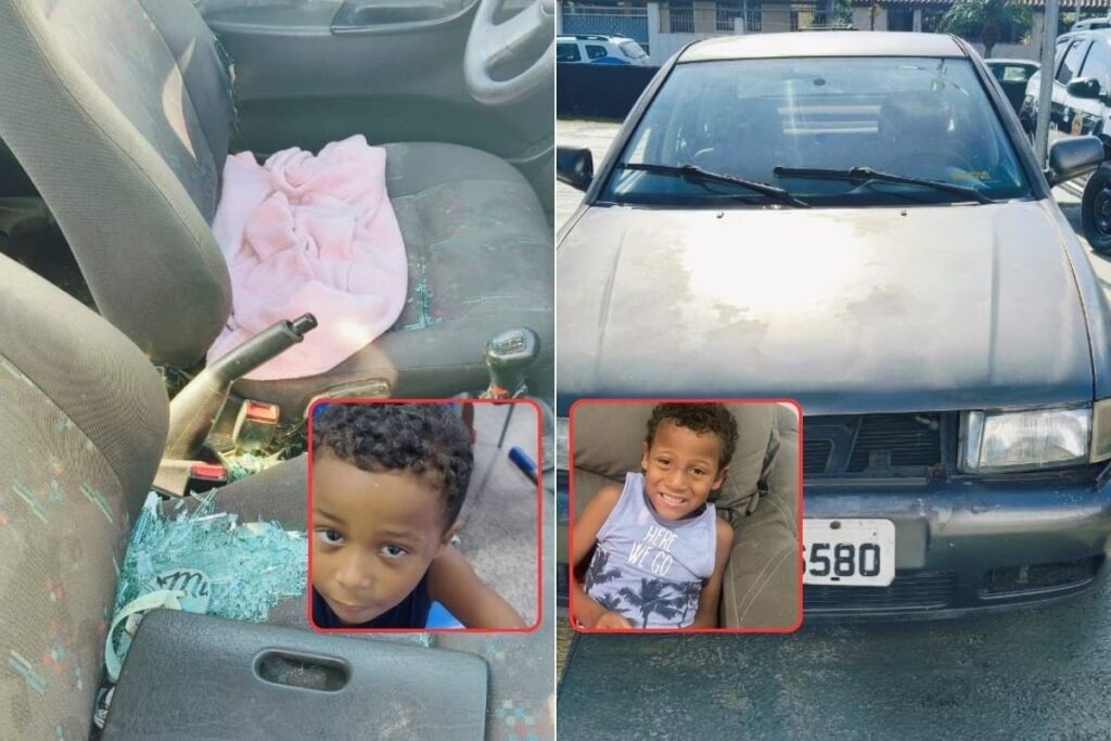 Polícia confirma que crianças em carro abandonado morreram por asfixia e sede
