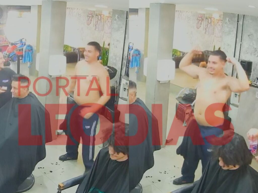 Dono de barbearia diz que Pedro Espíndola deixou o local após acionamento da polícia