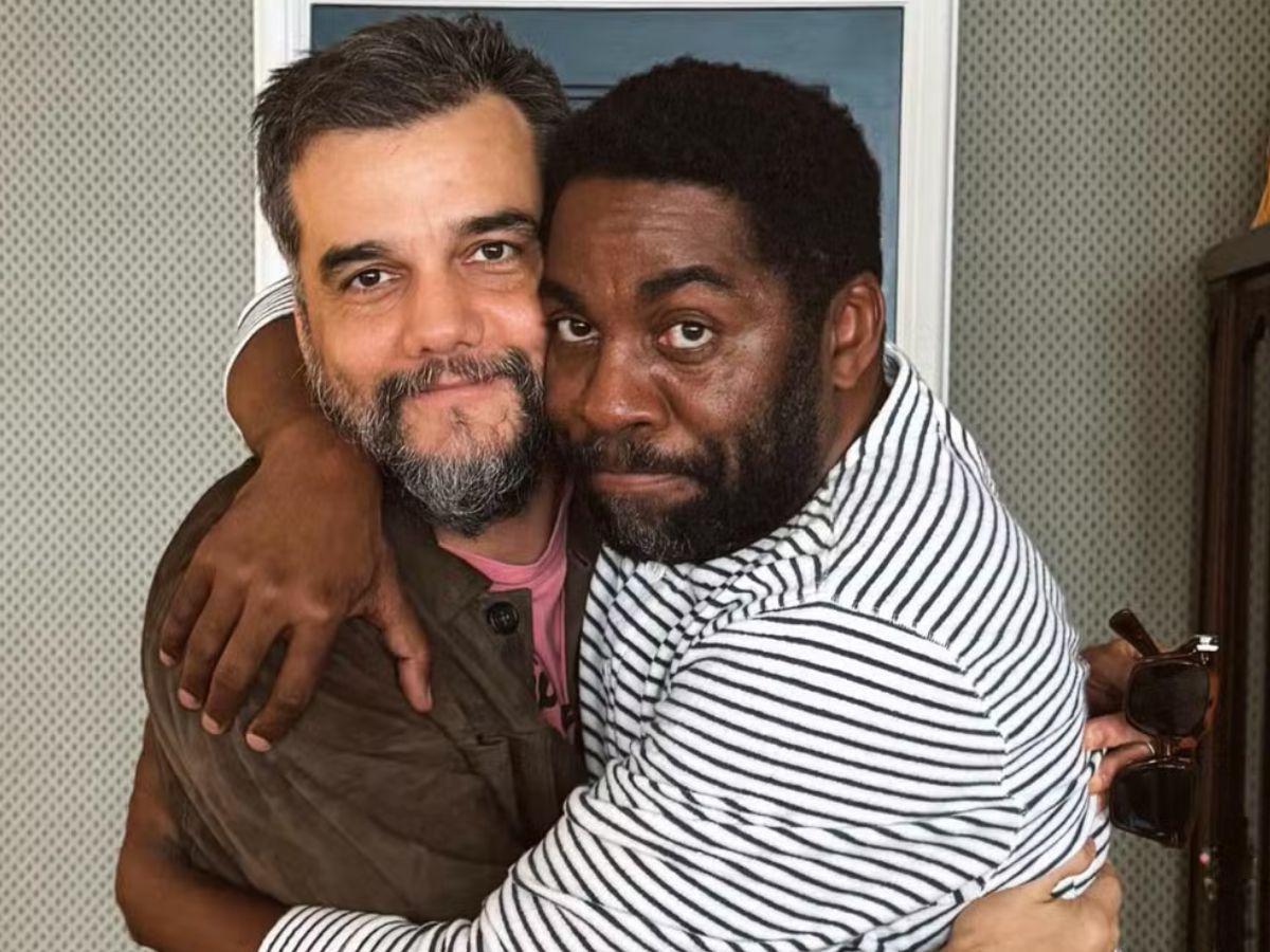 Wagner Moura e Lazaro Ramos