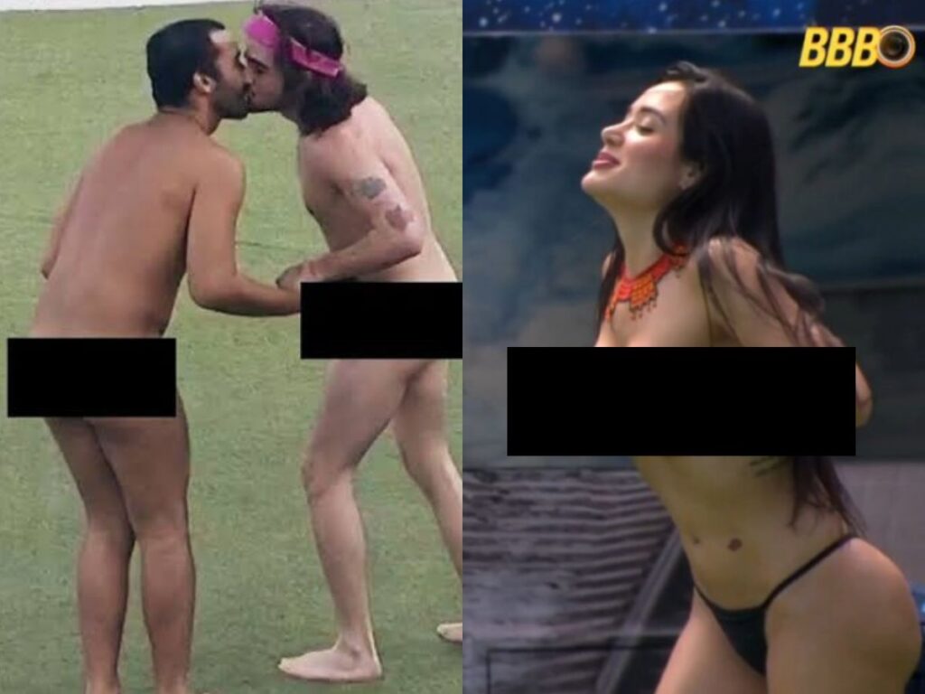 Relembre participantes que já pularam nus (ou quase) na piscina do BBB
