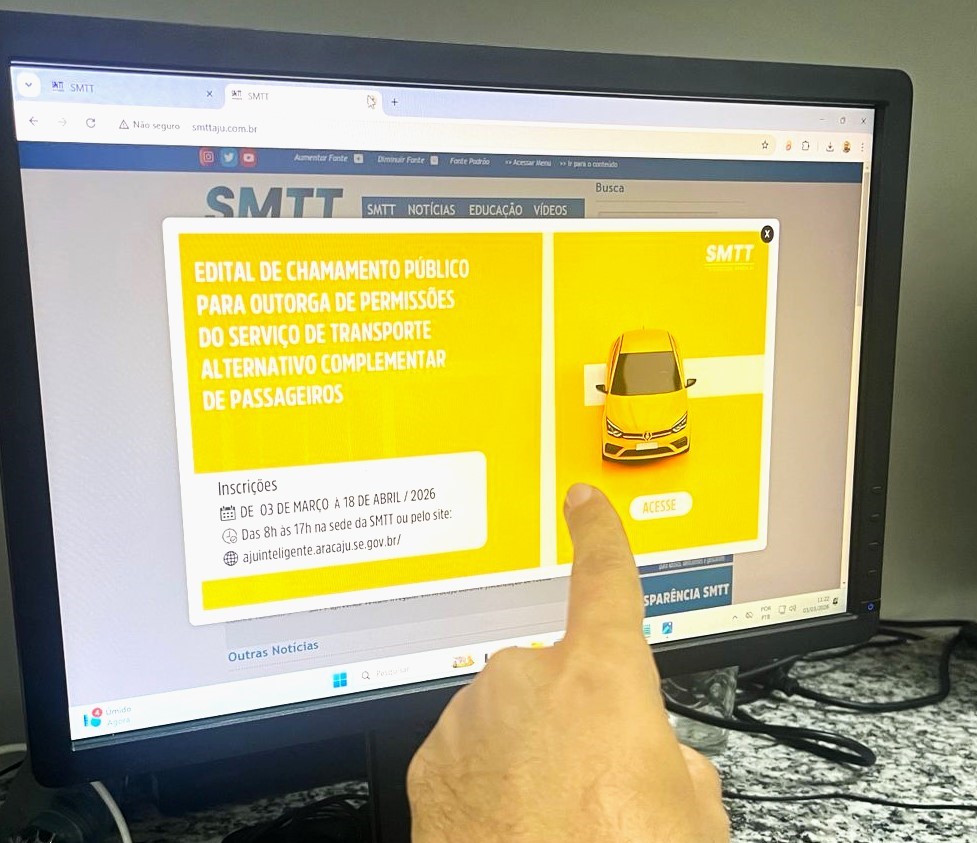 Prefeitura de Aracaju abre chamamento para 289 permissões de transporte alternativo na Zona Sul