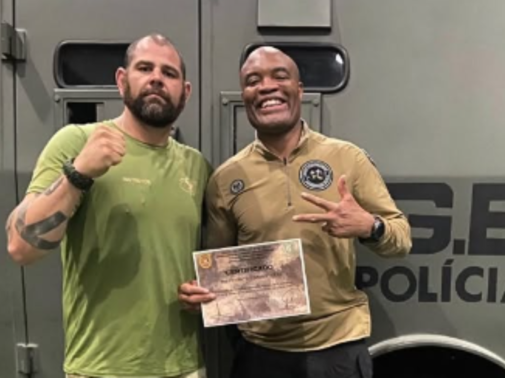 Anderson Silva inicia formação para atuar como policial em Beverly Hills