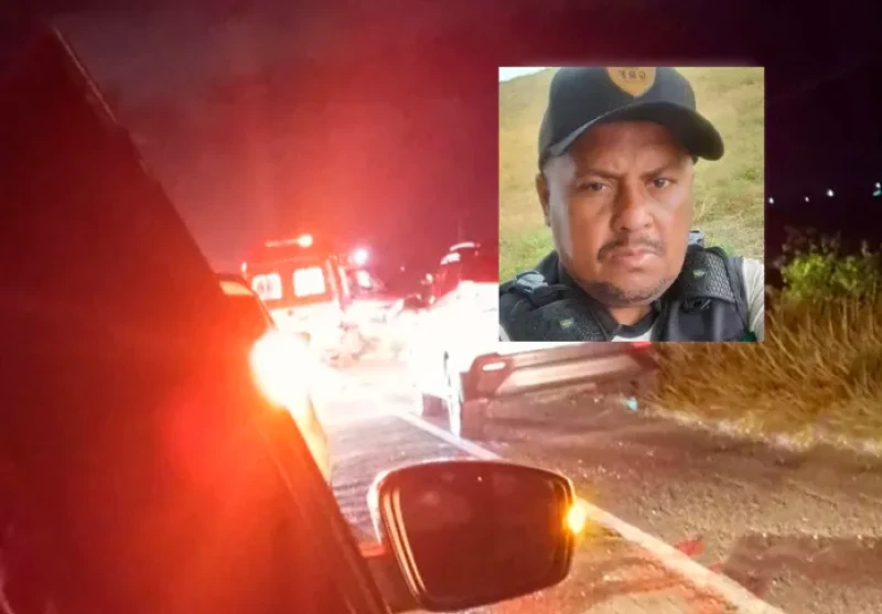 Tragédia na SE-270: Vigilante morre em acidente ao retornar de trabalho entre Lagarto e Simão Dias