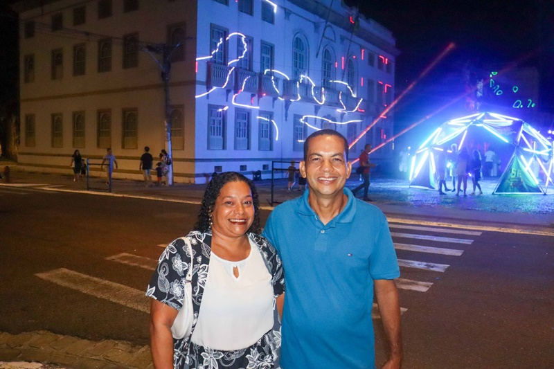 Com segurança reforçada, Festival SE Mapping reúne público com tranquilidade no Centro de Aracaju
