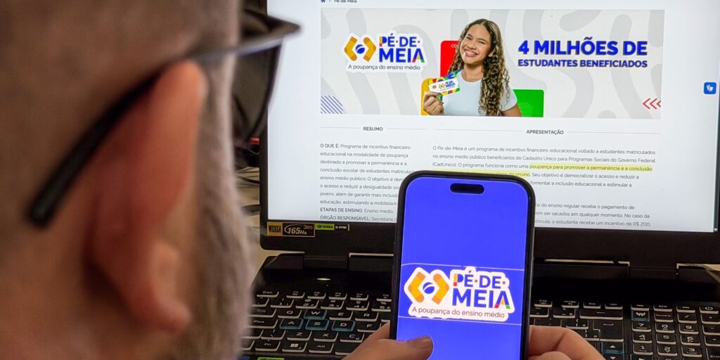 MEC credita duas parcelas do Pé-de-Meia para nascidos em maio e junho