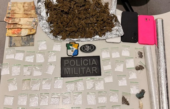 Três homens são presos em Lagarto por suspeita de tráfico com maconha e cocaína