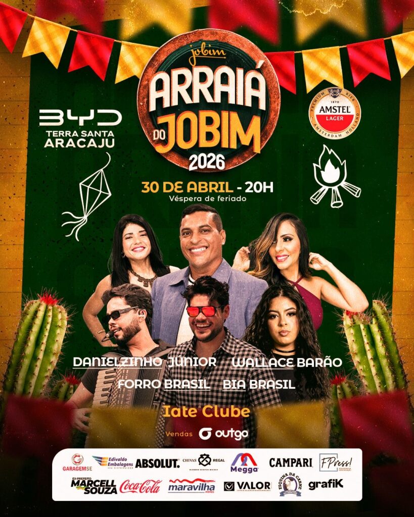 Arraiá do Jobim abre temporada junina no Iate Clube em Aracaju na véspera de feriado