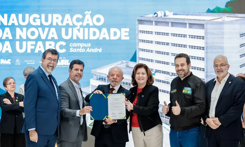 Lula inaugura nova unidade Tamanduatehy do campus Santo André da UFABC