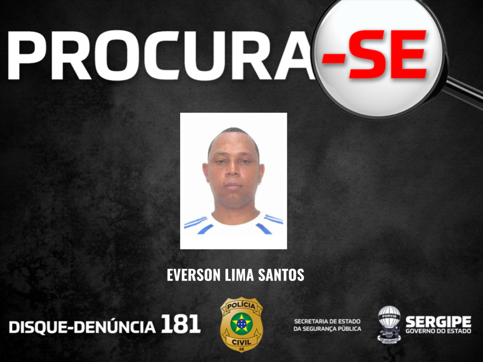 Polícia divulga imagem de suspeito de feminicídio em Aracaju e pede ajuda para localização