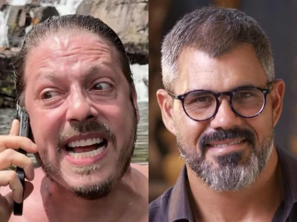 Juliano Cazarré acusa Fábio Porchat de homofobia após ironia sobre o evento “O farol e a forja”