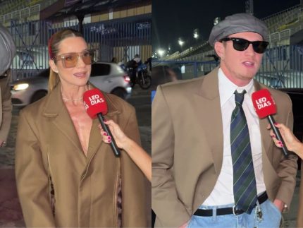 Leticia Spiller e Pedro Novaes falam sobre moda e saúde no Rio Fashion Week