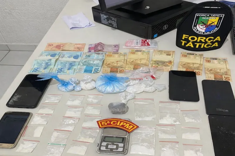Polícia Militar prende homem suspeito de tráfico de drogas em Brejo Grande