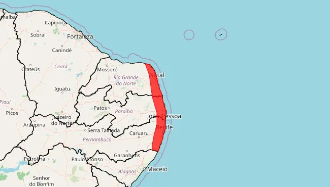 Inmet Emite Alerta Vermelho: Tempestades Severas Ameaçam Estados do Nordeste