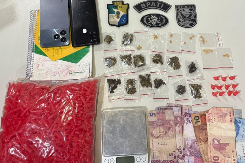 Polícia Militar prende homem por suspeita de tráfico de drogas em Divina Pastora