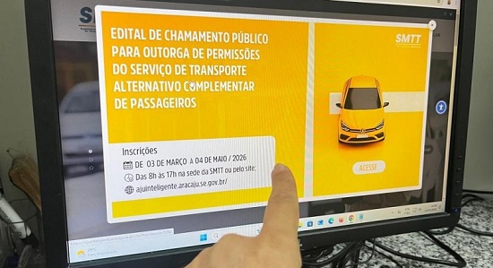 Prefeitura de Aracaju prorroga até 4 de maio inscrição para concessão de 289 permissões do transporte alternativo