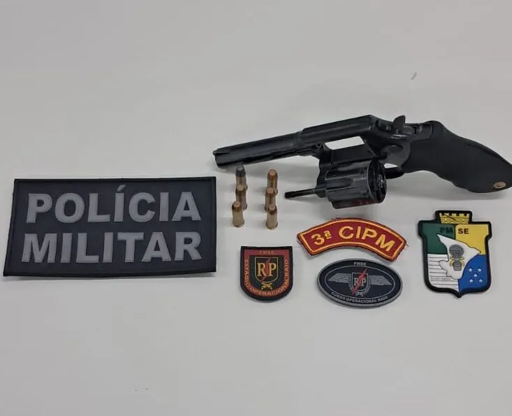 Homem é detido por porte ilegal de arma no povoado Bom Jesus, em Laranjeiras