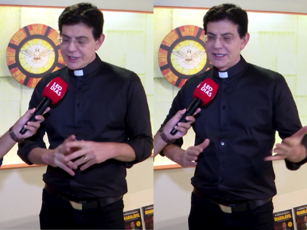 Padre Reginaldo Manzotti aponta exposição excessiva como maior desafio das celebridades
