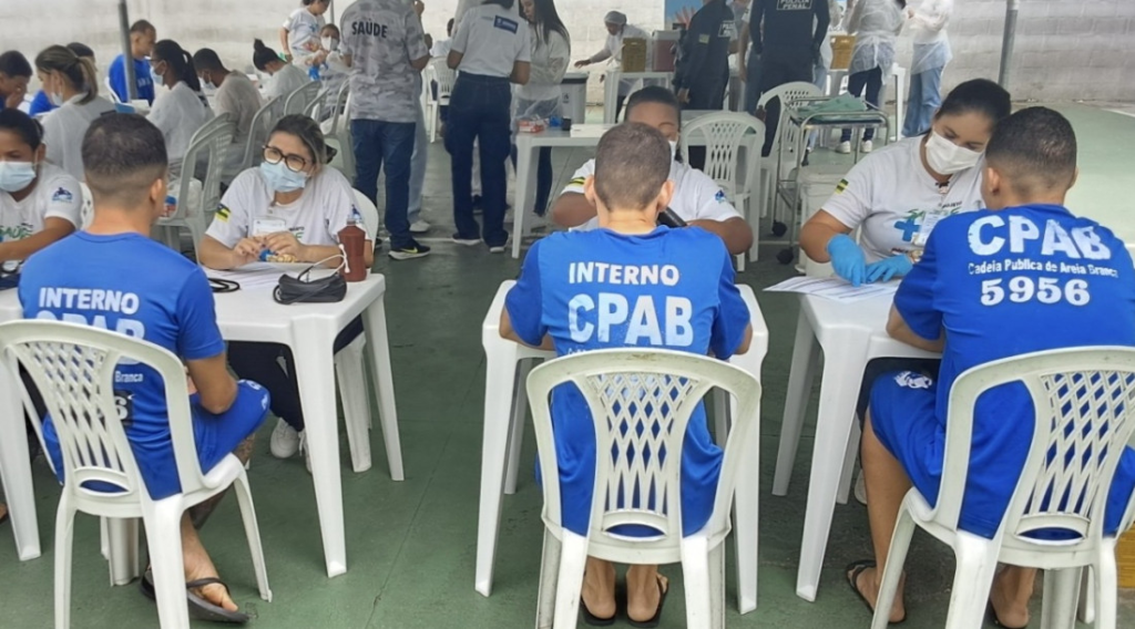 Sejuc realiza nova edição do ‘Saúde para Todos’ na Cadeia Pública de Areia Branca