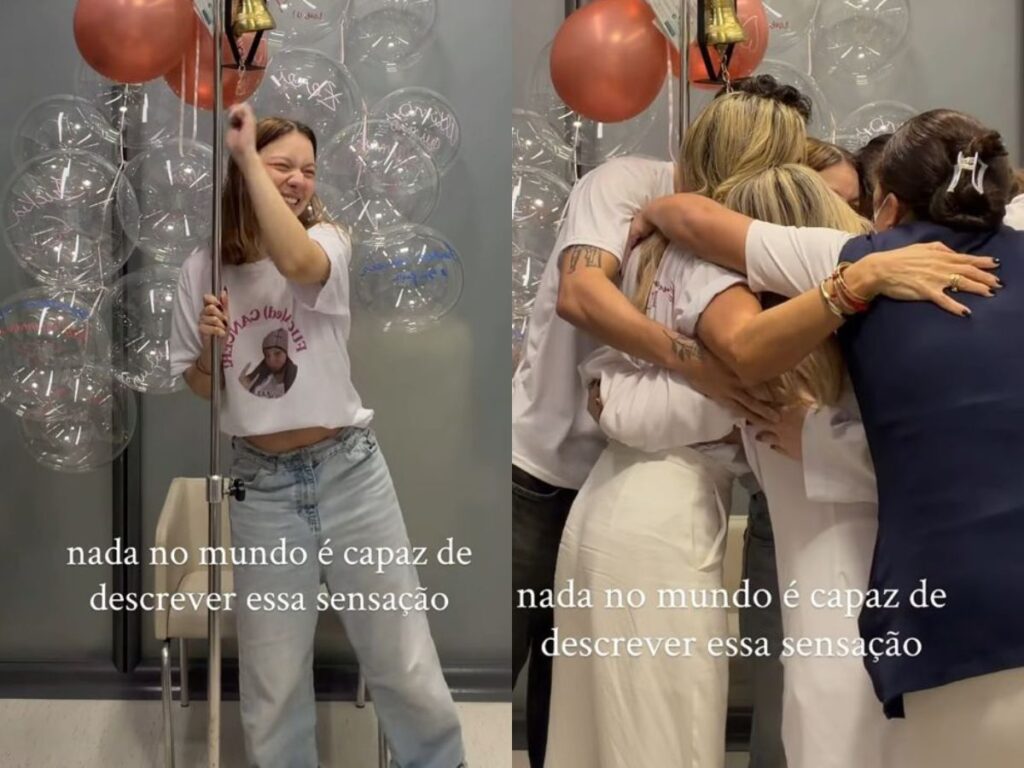 Bruna-Furlan-celebra-ultima-quimioterapia
