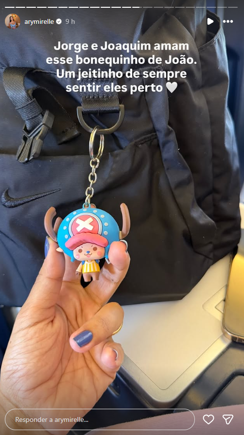 Ary Mirelle explica viagem a Portugal sem os filhos para acompanhar João Gomes