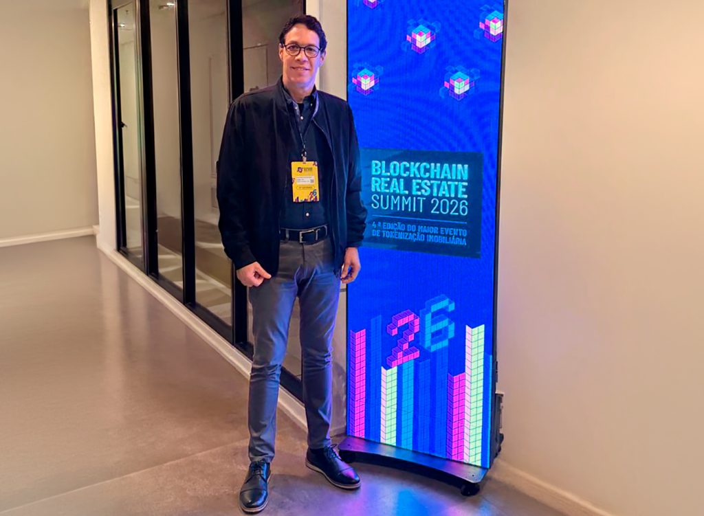 Jorge Santos, CEO da Cohab Premium, participa do maior summit de tokenização imobiliária da América Latina