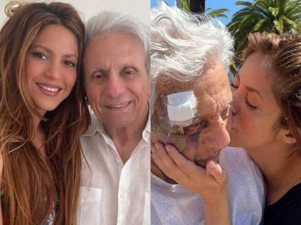 Pai de Shakira segue tratamento em casa após quadro de isquemia