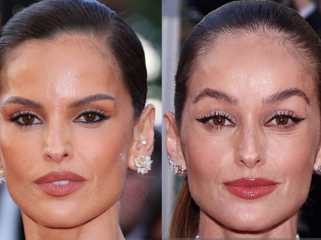 Izabel Goulart aparece com rosto diferente em Cannes e gera reação nas redes sociais