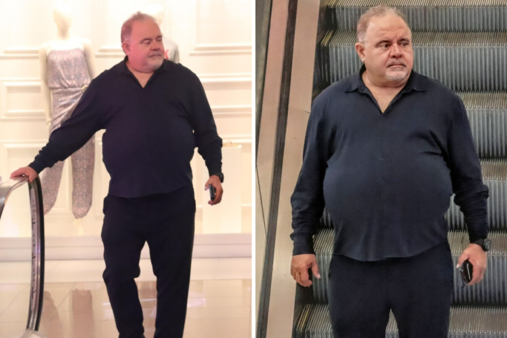 Passeio Carioca: Leo Jaime é visto em shopping no Rio de Janeiro