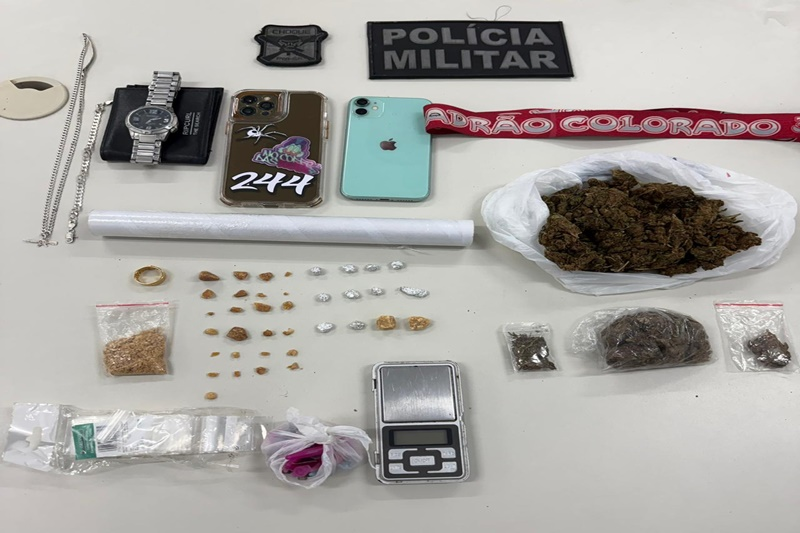 PMSE prende homem por tráfico de drogas na Zona Sul da capital