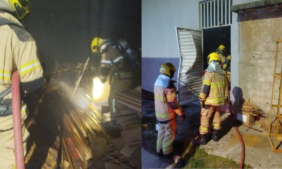 Princípio de incêndio atinge serralheria em Itabaiana