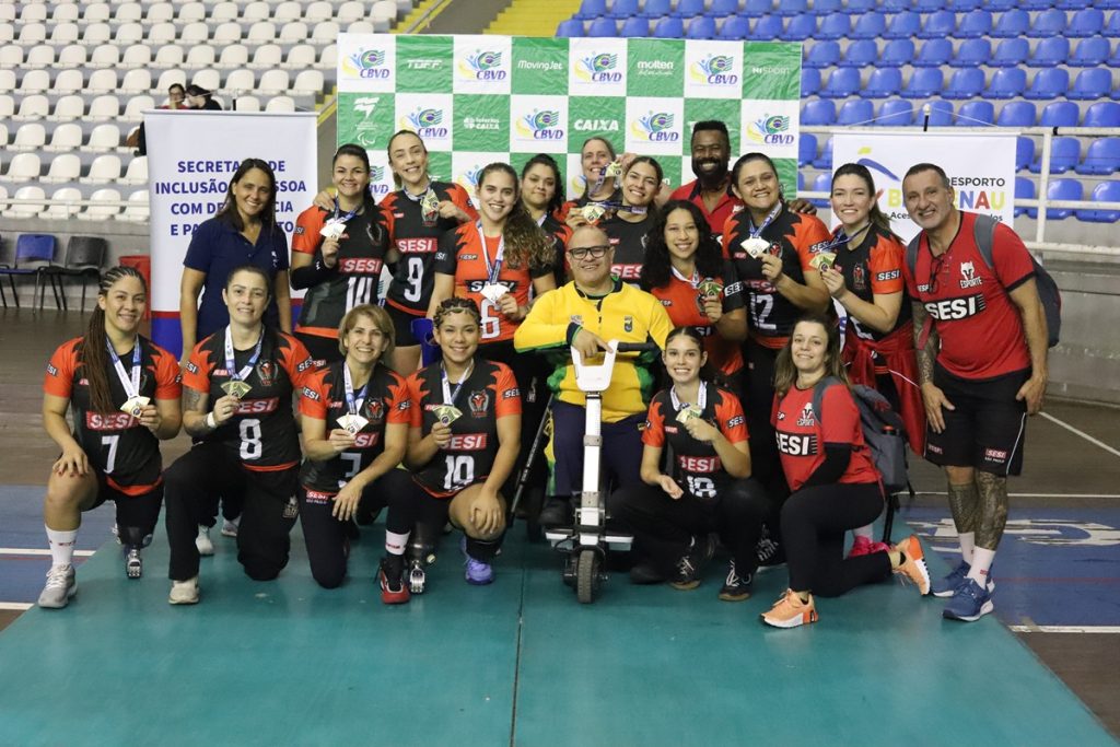 SESI-SP conquista campanha perfeita na 2ª Fase do Campeonato Brasileiro de Voleibol Sentado Feminino