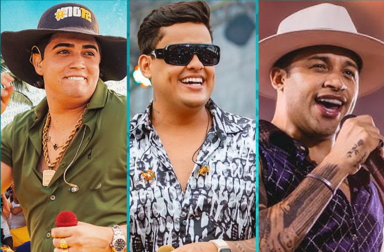 Primeira noite da ‘Terça do Arrocha’ tem Leonne O Nobre, Thiago Aquino e Natanzinho Lima no Arraiá do Povo