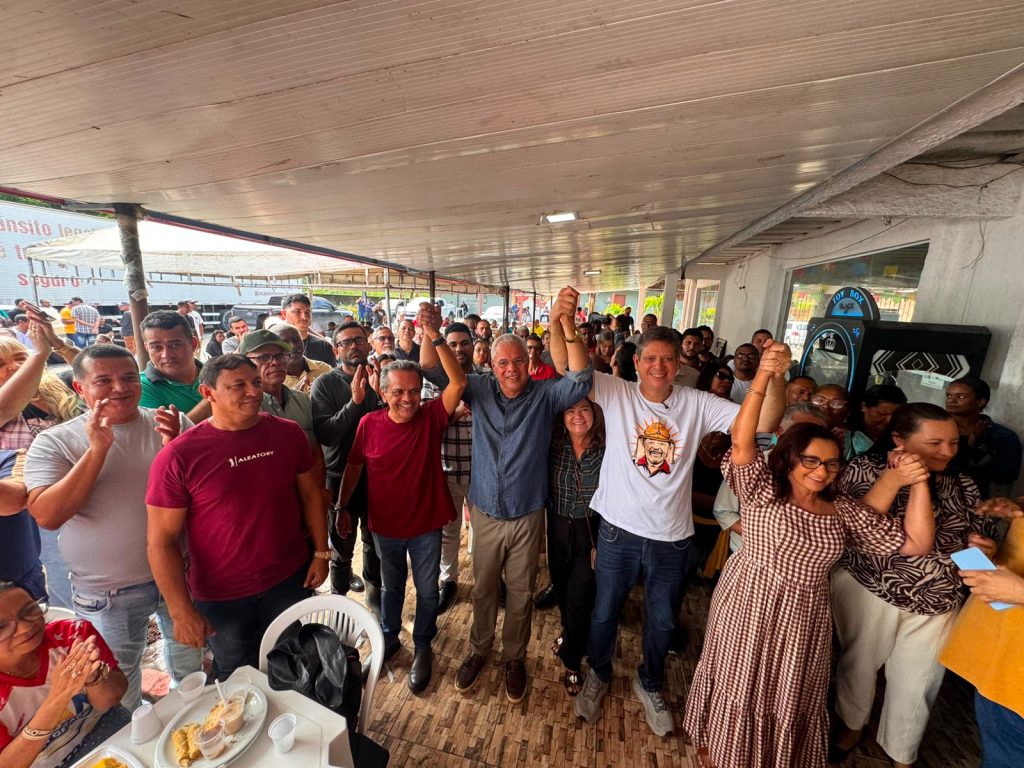 Padre Inaldo e Carminha Paiva selam apoio à pré-candidatura de Márcio Macêdo em Nossa Senhora do Socorro