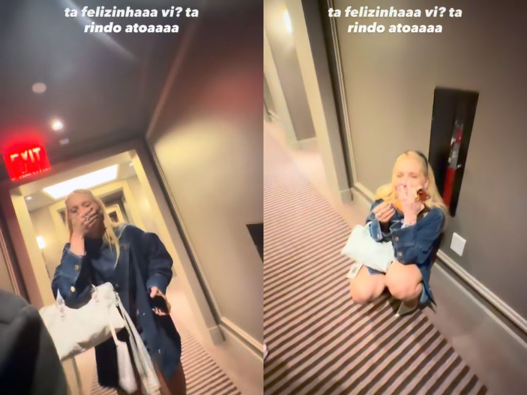 Virginia se diverte em hotel de Nova York após noite regada a drinks: “O hexa vem, amor”
