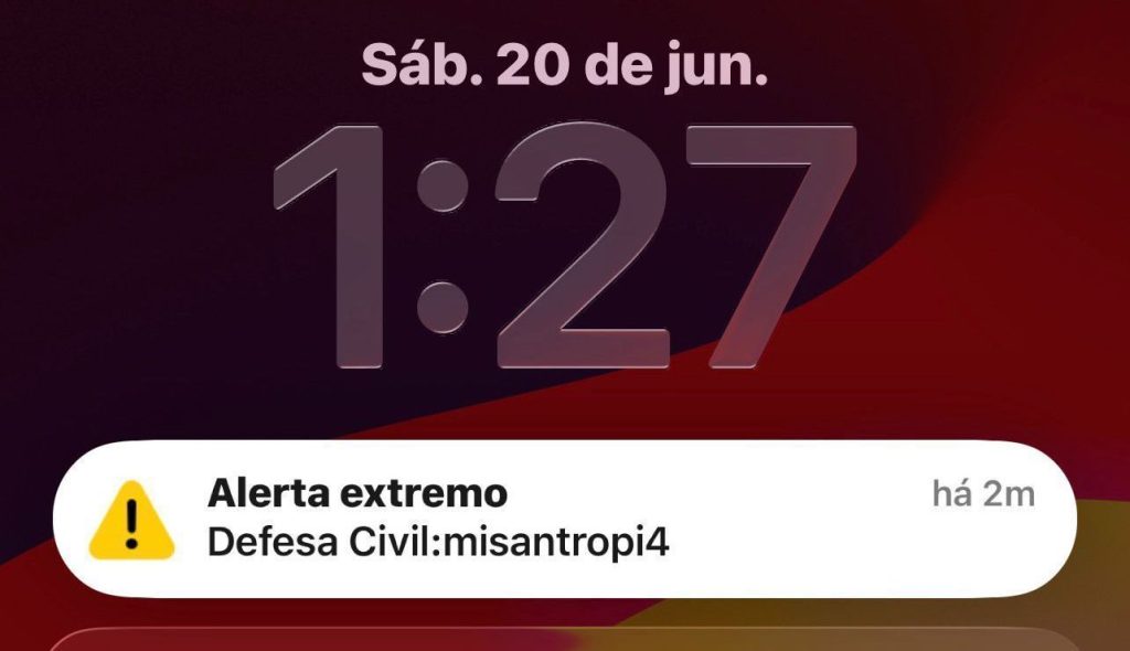 Alerta falso ‘misantropi4’ invade celulares em vários estados e gera pânico