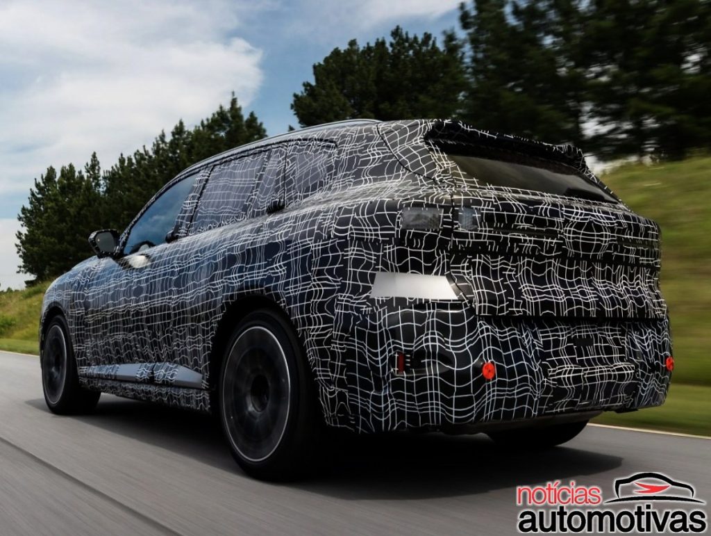BMW X5 elétrico com bateria de 144 kWh é flagrado em testes