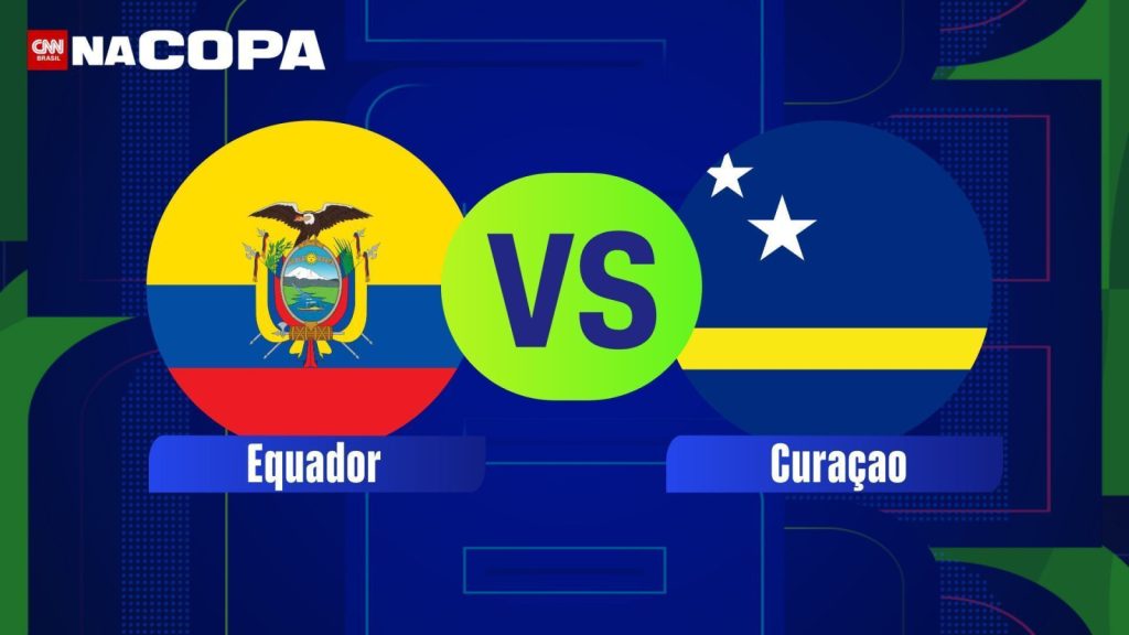 Equador enfrenta Curaçao na Copa com necessidade de vencer para se manter vivo