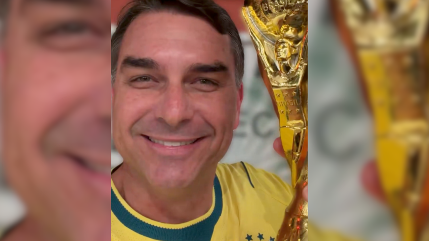 Flávio Bolsonaro sai em defesa de Neymar e ataca governo Lula