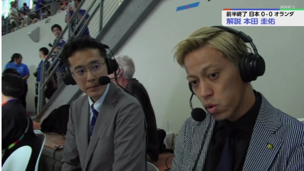 Honda vira meme no Japão ao estrear como comentarista na Copa