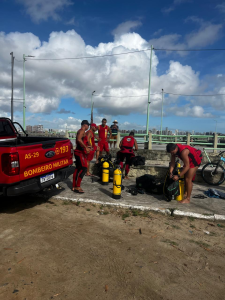 Corpo de Bombeiros resgata corpo de pescador no rio Sergipe na manhã desta quarta-feira (3)