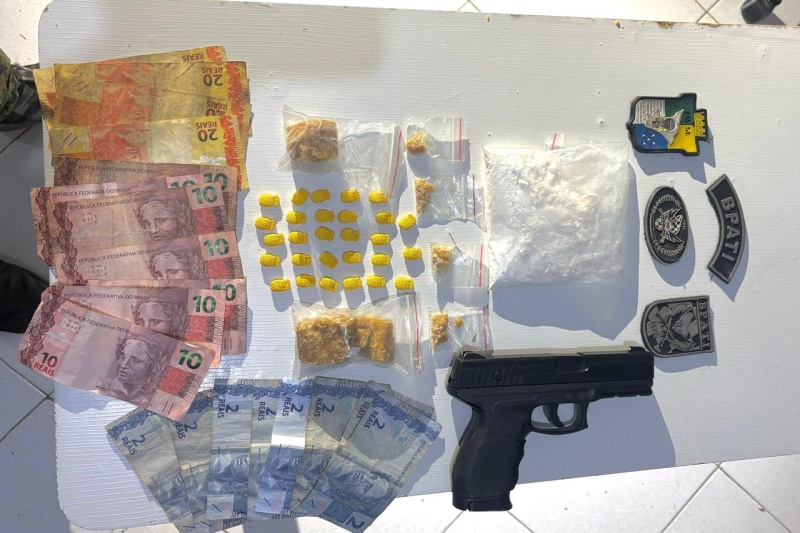 PM prende homem por tráfico de drogas e apreende entorpecentes em Capela