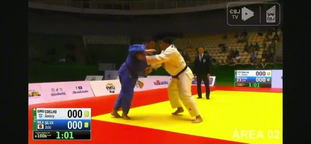 Judoca supera lesão grave e conquista prata no Troféu Brasil em Cuiabá