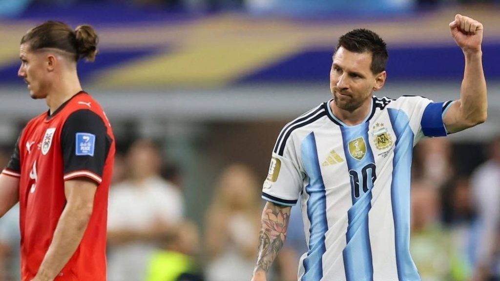 Messi perde pênalti e Argentina tropeça diante da Áustria na Copa