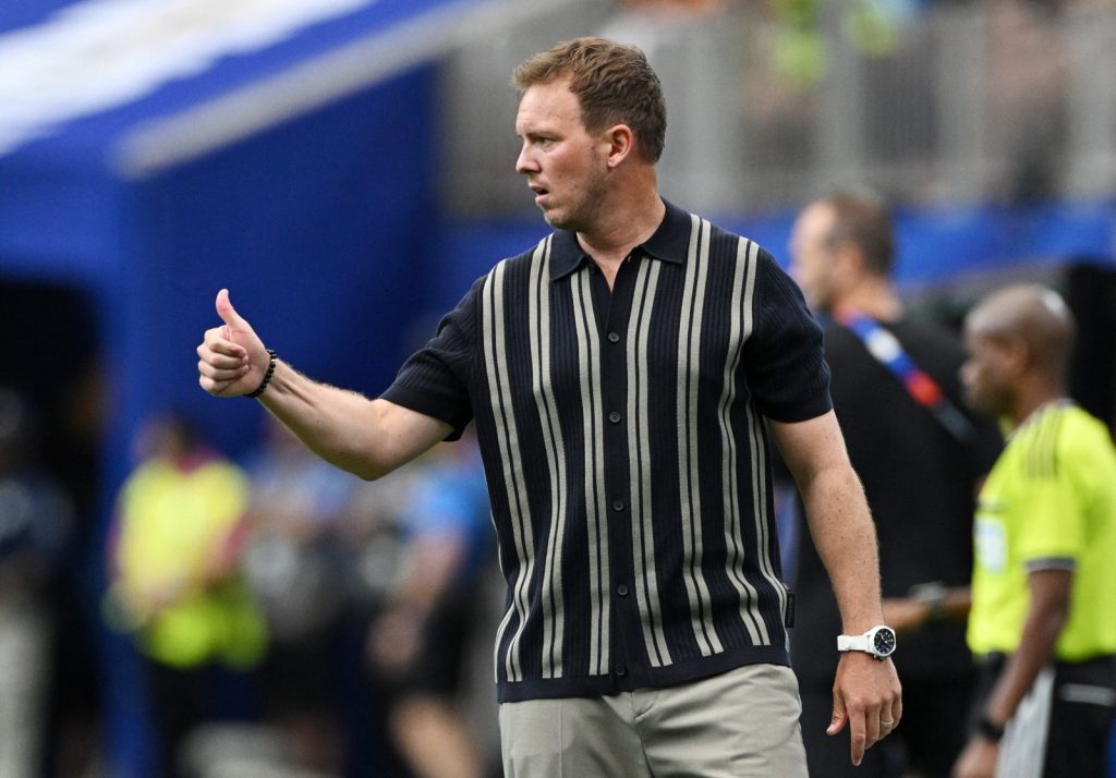 Nagelsmann trocou de roupa três vezes na goleada da Alemanha por 7 a 1
