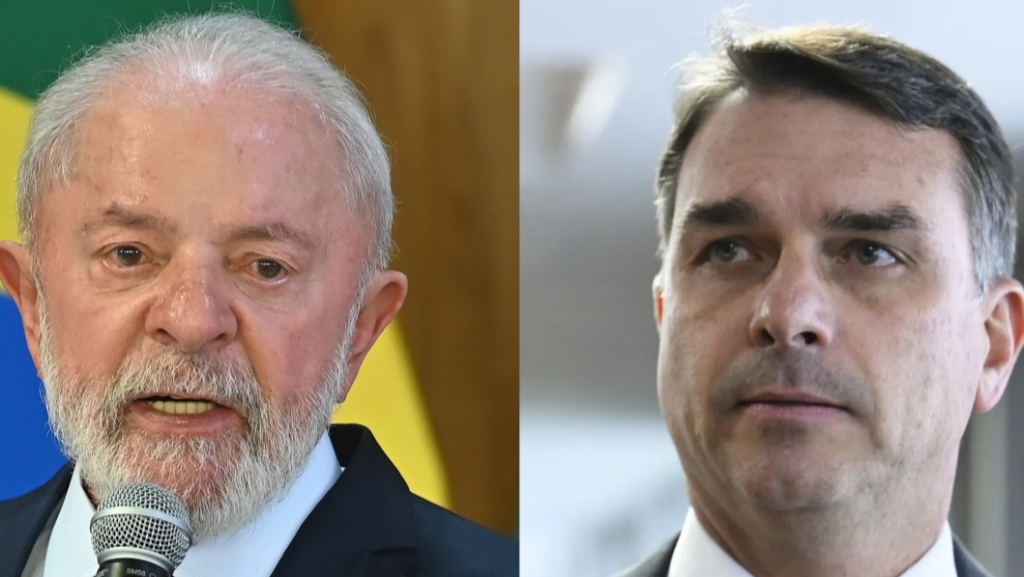 Novo de SC barra Zema em evento após ataques a Flávio Bolsonaro