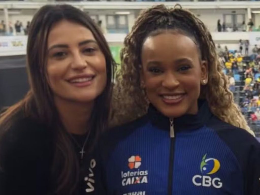 Rebeca Andrade assume romance após foto íntima viralizar nas redes