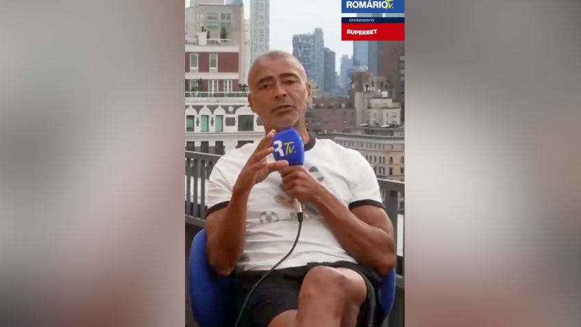 Romário defende Fernanda Gentil e a coloca no top 10 de quem mais entende de futebol