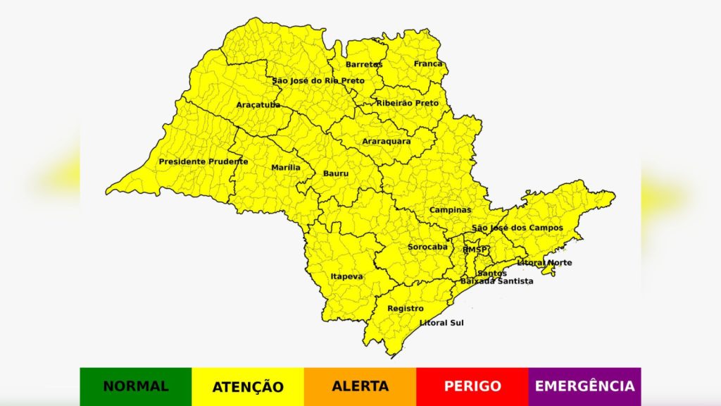 São Paulo registra mínima de 8ºC nesta quinta com sol e sem chuva