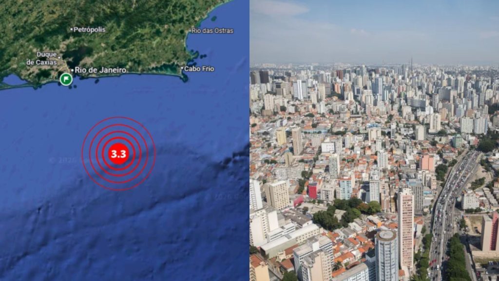Tremor de magnitude 2.1 sacode litoral do Espírito Santo neste sábado