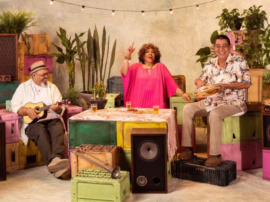 Zeca Pagodinho, Alcione e Jorge Aragão se unem no É de Casa neste sábado